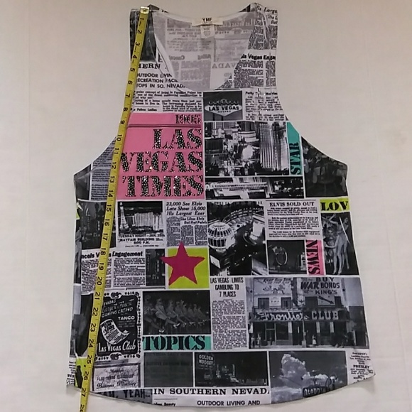 New YMF SLEEVELESS TOP L W/MULTI COLOR ST#1111 - Picture 7 of 8